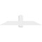 Ekena Millwork Eugene Architectural Grade PVC Gable Bracket, 60"W x 15"H x 2"D x 6"F, 6/12 Pitch GBP060X15X0206EUG00 - alternate 3
